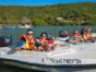 Speed boat ride through the waters of Samá bay.