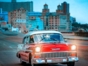 Havana classic car  panoramic view, Havana City