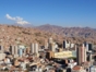 View of La Paz City and Nevado Illimani from Killi Killi viewpoint