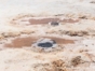 Eyes of Salt in Uyuni Salt Flats.