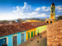 Trinidad old city panoramic view.