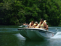 Speed boat ride through the waters of Canimar River