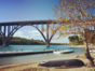 Bridge of Canimar river panoramic view