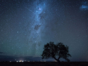 Stars in the Atacama Desert, Antofagasta region, Chile