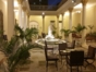 inside yard at night