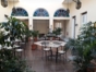 Hotel`s patio details
