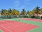 Tennis court view