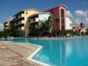 Panoramic hotel & pool view