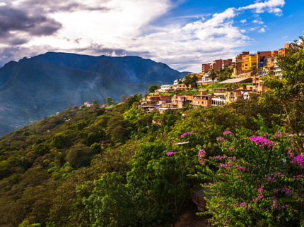 Coroico, a city among mountains