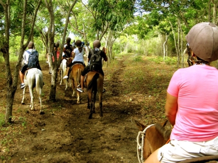 Horseback Riding in the Rocazul Biopark, Holguin