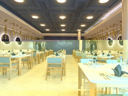 Massa Fina Italian Restaurant at Vila Galé Cayo Paredón Hotel, Cayo Paredón Grande, Morón, Ciego de Ávila, Cuba.