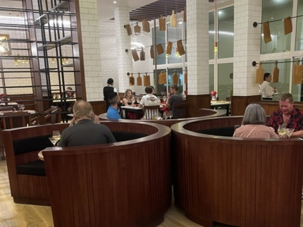 Bella Cucina Italian Restaurant at Grand Memories Holguín Hotel, Ramón de Antilla, Holguín, Cuba.