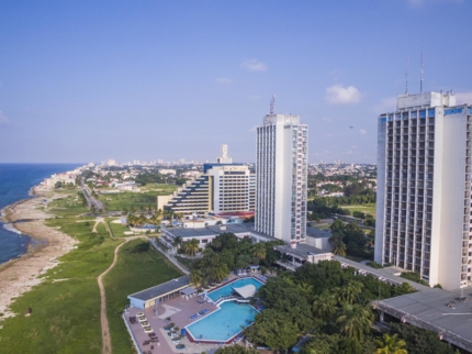 Panoramic hotel view