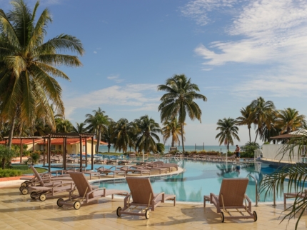 Hotel's pool view