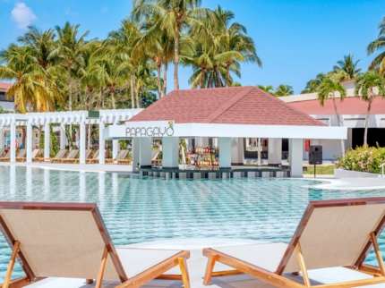 Papagayo Pool Bar at Sol Caribe Beach All Inclusive Hotel, Varadero, Matanzas, Cuba.