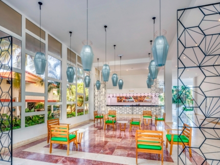 Friends Lobby Bar at Sol Caribe Beach All Inclusive Hotel, Varadero, Matanzas, Cuba.