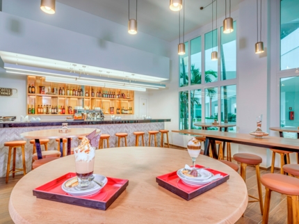 Coffee Corner Bar at Sol Caribe Beach All Inclusive Hotel, Varadero, Matanzas, Cuba.