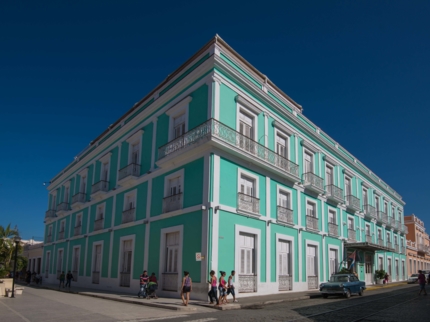 Panoramic hotel view