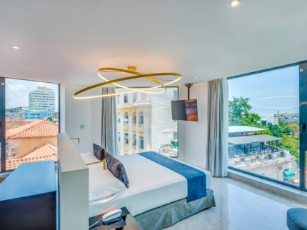 THE TOWNHOUSE SUITE Room at INNSiDE Habana Catedral Hotel, Habana Vieja, La Habana, Cuba.