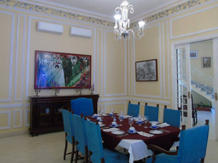 Hotel`s dining room