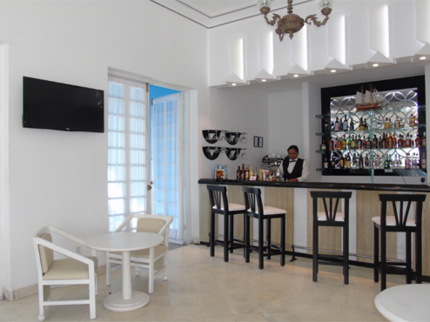 Hotel`s Lobby bar view