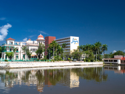 Panoramic hotel view