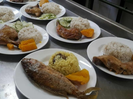 Cafeteria at Manacal Camping, Arroyo Manacal, Trinidad, Provincia de Sancti Spíritus, Cuba.