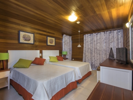 wood cabin interior