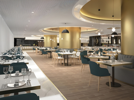 Buffet Restaurant at level 2