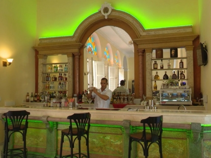 Hotel`s Lobby bar view