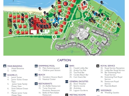 Paradisus Varadero Hotel Map