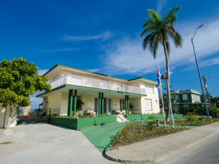 Panoramic hotel view