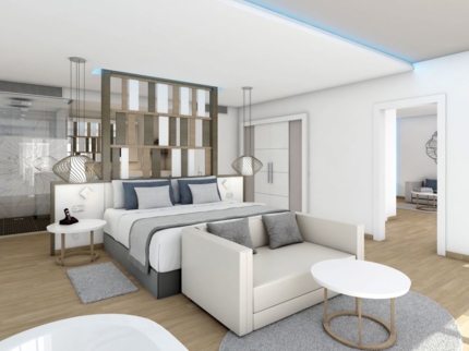 THE RESERVE MASTER SUITE GARDEN SWIM-UP VIEW Room