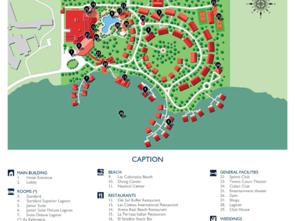 Meliá Cayo Coco Hotel Map