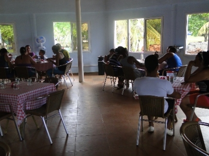 Restaurant at Las Coloradas Camping, Niquero, Granma.