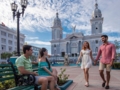 Santiago de Cuba city panoramic view