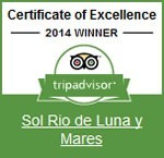Sol Río de Luna y Mares Certificate of Excellence Tripadvisor 2014